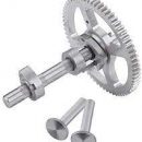 Venttiilikoneiston osat ja kiertokanget