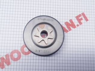 VETOPYÖRÄ / KYTKINRUMPU 3/8" 7H - Kytkinrummut, vetopyörät ja laakerit - 11406402000 - 1