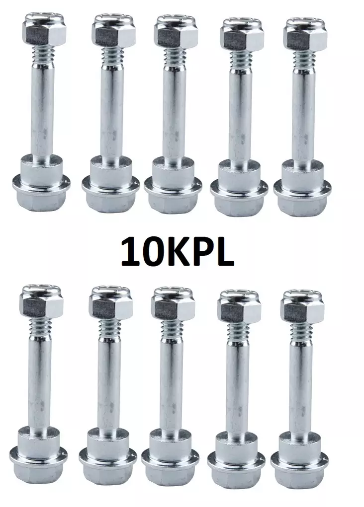 Lumilingon murtopultti + mutteri 10KPL - Lumilingon murtopultit - 780-201 - 1