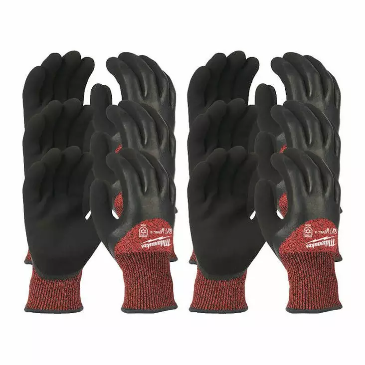 MILWAUKEE KÄSINEET TALVI CUT C M/8 12kpl - Työkäsineet - 4932471610 - 1