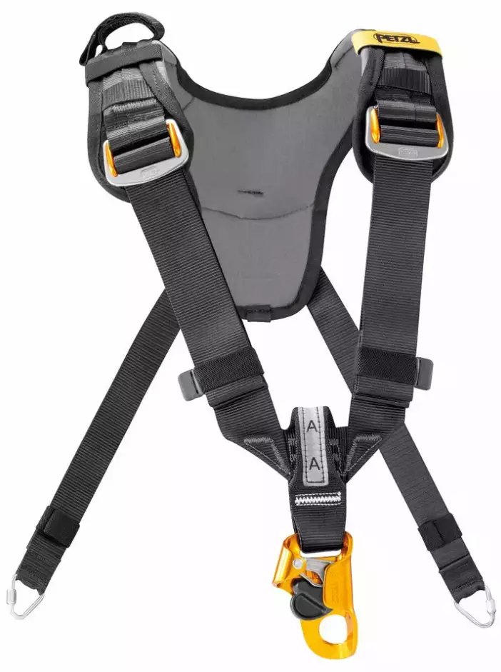 PETZL TOP CROLL® S Black, Yellow - Arboristin valjaat - C081BA00 - 1