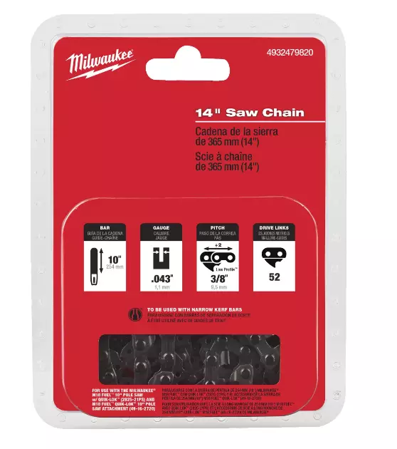 TERÄKETJU M18 FCHS35 3/8 1,1 52VL - 3/8" jakoiset teräketjut - 4932479820 - 1