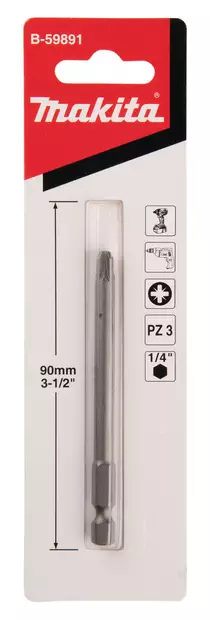 MAKITA RUUVAUSKÄRKI PZ3, 90MM, 1KPL - Ruuvauskärjet ja hylsyt - B-59891 - 2