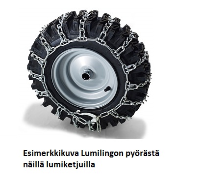 Lumiketjut 16X6,5X8 PIIKKI - Ajoleikkurin lumiketjut - 9649930-01 - 1