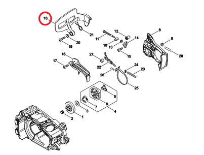 TAKAPOTKUSUOJUS, ECHO CS - Turvakahvat ja kaarikahvat - C320-000501 - 1