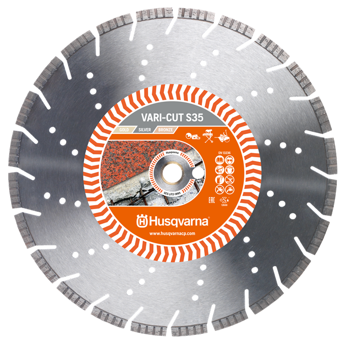 VARI-CUT S35 TURBO 350mm timanttilaikka - Laikkaleikkureiden terät - 5879058-01 - 1