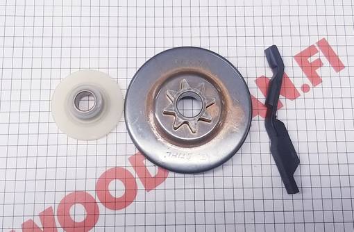 Vetopyöräsarja 1/4"P 8h MS201 - Kytkinrummut, vetopyörät ja laakerit - 11456402051 - 1