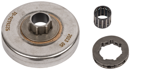 KYTKINRUMPUSARJA, SIS LAAK. JA RIMMI. - Kytkinrummut, vetopyörät ja laakerit - 5039800-02 - 1