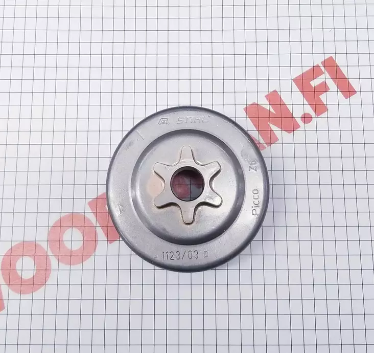 Vetopyörä 3/8" P 6h 017, MS170-180 - Kytkinrummut, vetopyörät ja laakerit - 11236402003 - 1