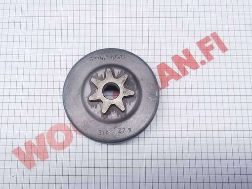 VETOPYÖRÄ / KYTKINRUMPU 3/8" 7H - Kytkinrummut, vetopyörät ja laakerit - 11256402004 - 1