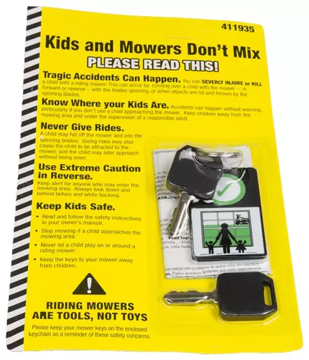 Virta-avain ajoleikkuriin, YHT, LTH, TS - Ajoleikkurin virtalukot ja avaimet - 5324119-35 - 1