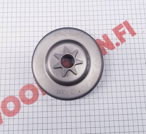 Kytkinrumpu .325" 7h 029, 039, MS 390 - Kytkinrummut, vetopyörät ja laakerit - 11256402005 - 1