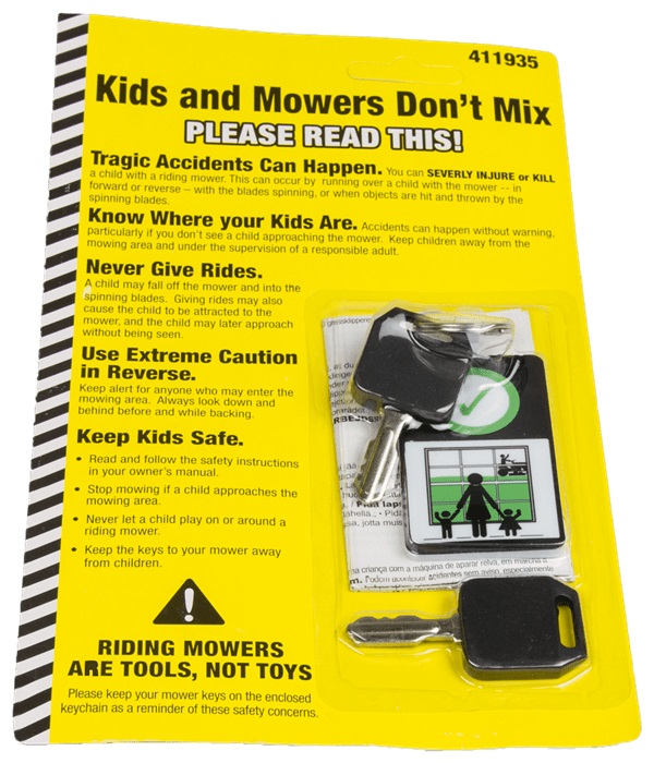 Virta-avain ajoleikkuriin, YHT, LTH, TS - Ajoleikkurin virtalukot ja avaimet - 5324119-35 - 1