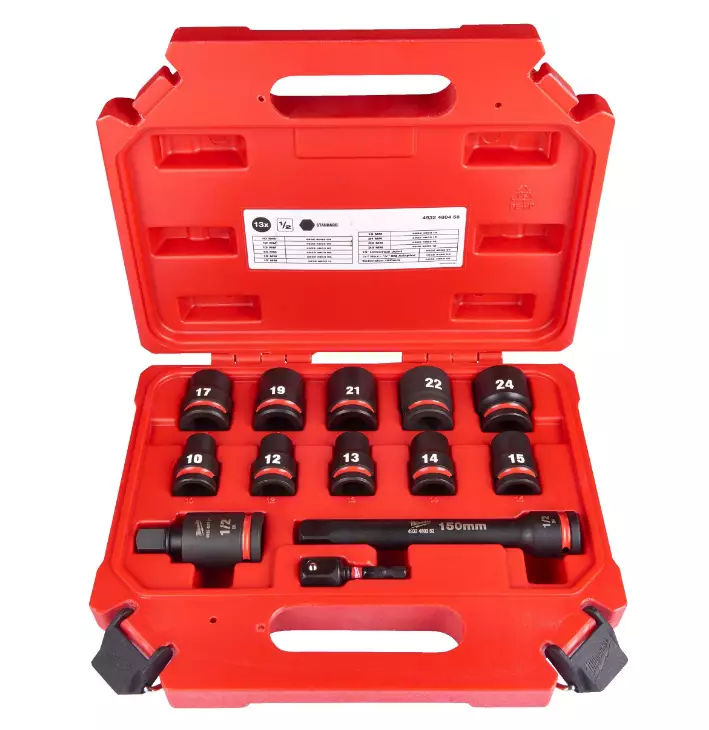 HYLSYSARJA 1/2" SHW STD 13P - Hylsyt, hylsysarjat, adapterit - 4932480456 - 1