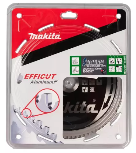 MAKITA PYÖRÖSAHANTERÄ 260X30X1,85MM, Z-81 EFFICUT ALUMIINILLE, JIIRISAHOILLE - Pyörösahanterät metallille - E-06317 - 2