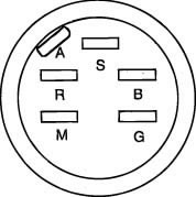 Virtalukko John Deere - Ajoleikkurin virtalukot ja avaimet - 33-398 - 1