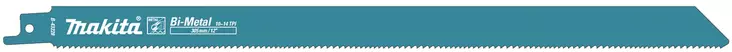 MAKITA PUUKKOSAHANTERÄ 305X1,25MM BIM METALLI 2-10MM, (10-14TPI), 5KPL - Pisto- ja puukkosahan terät - B-43228 - 1