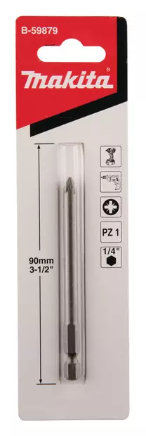 MAKITA RUUVAUSKÄRKI PZ1, 90MM, 1KPL - Ruuvauskärjet ja hylsyt - B-59879 - 2
