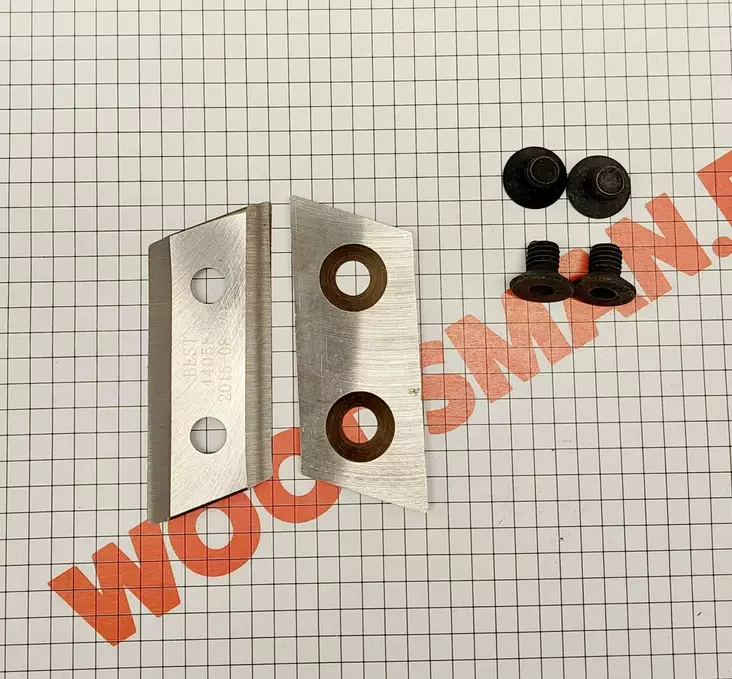 AL-KO Varaterät 2kpl MH 2800 sis. ruuvit - Oksasilppureiden terät ja levyt - 113079 - 1