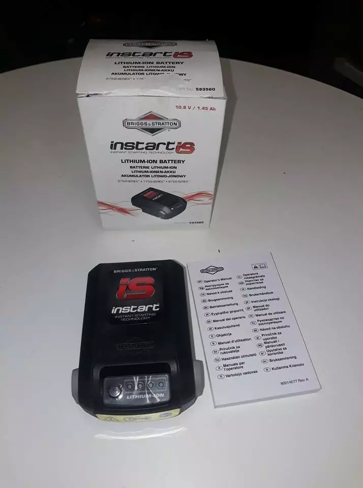 B&S AKKU LITHIUM-ION instart IS - Ruohonleikkurin akut - 597189 - 1