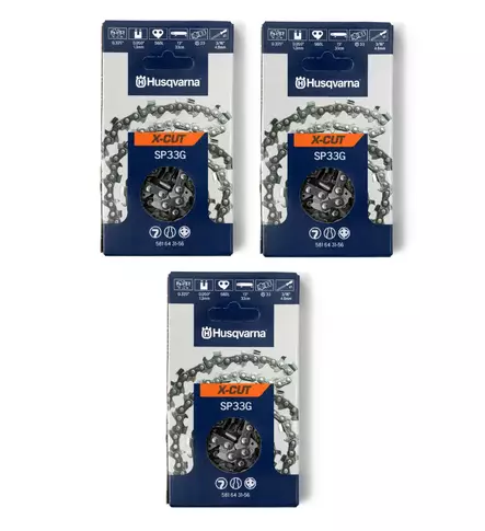 Husqvarna X-Cut teräketju .325" 1,3 56DL - .325" jakoiset teräketjut - 5816431-563KPL - 1