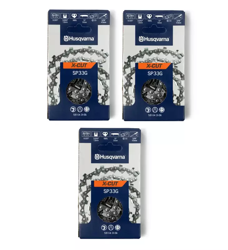 Husqvarna X-Cut teräketju .325" 1,3 56DL - .325" jakoiset teräketjut - 5816431-563KPL - 1