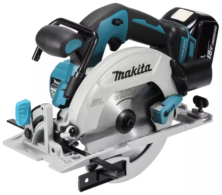 MAKITA DHS680Z PYÖRÖSAHA PUULLE 18V, HIILIHARJATON, SAHAUS 57MM, TERÄ 165X20 Z=25. - LXT 18V Koneet - DHS680Z - 1